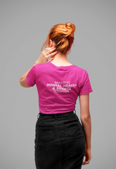 Pink Shirt Sleeve T Shirt - Unisex