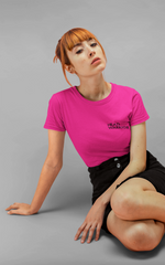 Pink Shirt Sleeve T Shirt - Unisex