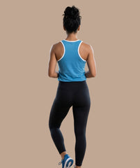 Vest gym tops light blue